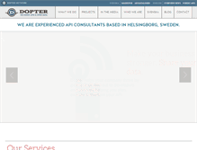 Tablet Screenshot of dopter.se